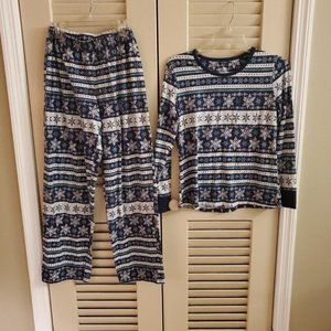 SLEEP SENSE SNOWFLAKE PJ SET Size S